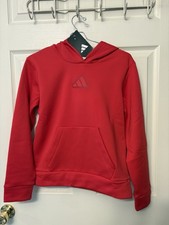 NWT Youth Adidas Hoodie Sweatshirt Red Size Medium  10-12 