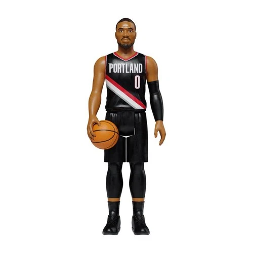 NBA - Damian Lillard Trail Blazers ReAction Figure - 3.75 Inch