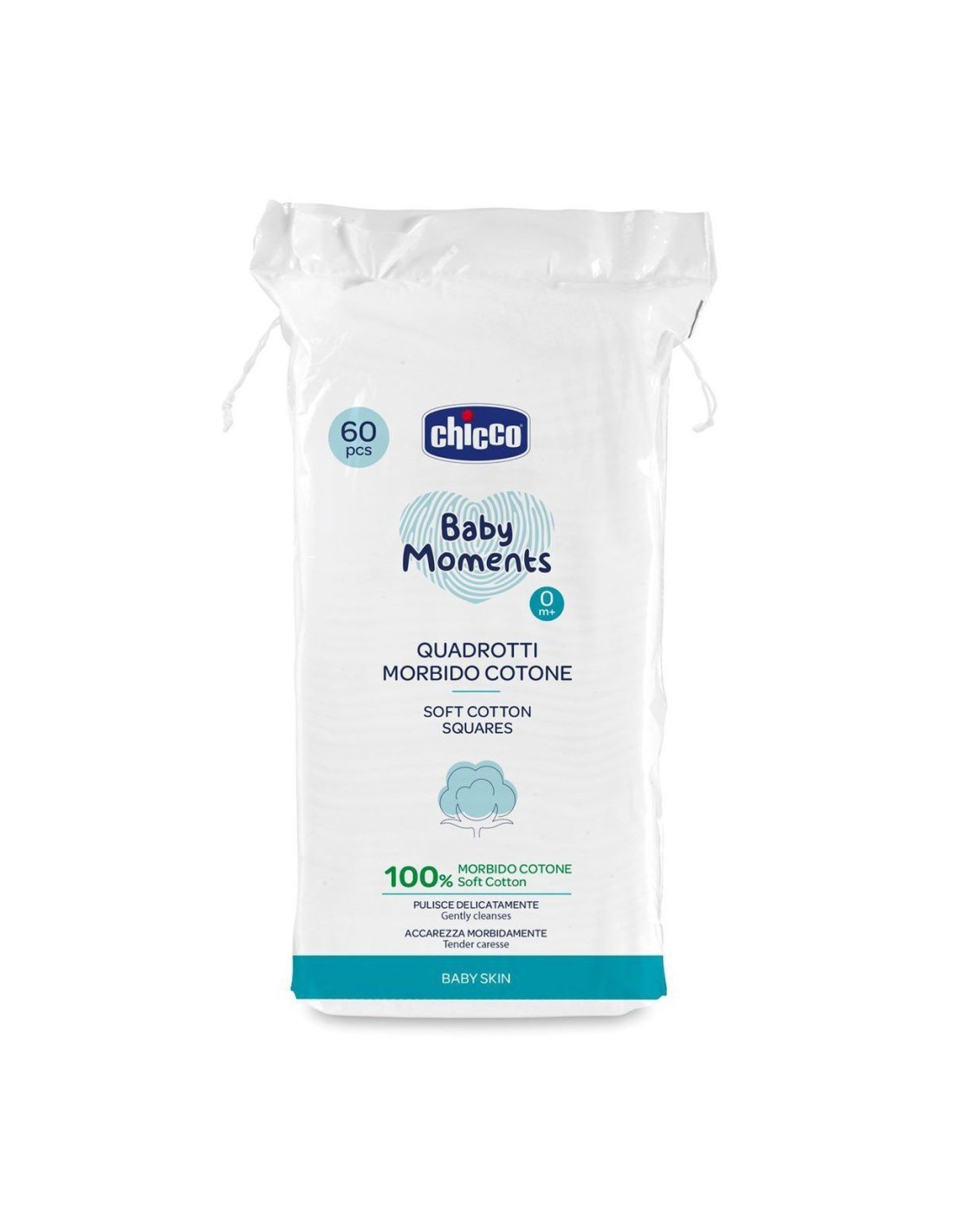 Chicco , Dischetti Di Cotone, Cuscinetti Di Cotone (60X) - Immagine 2