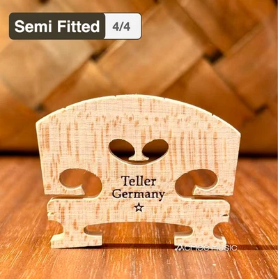 Teller Germany Semi Fitted 4/4 Size Violin Bridge - Medium Heart - Image 1 of 4