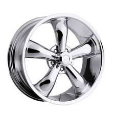 18 Vision 142 Legend 5 Chrome 18x8.5 Wheel 5x5 5x127 10mm Rim
