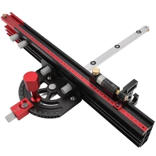 Table Saw Miter Gauge, Precision Miter Gauge with Fine Adjustable Limiter Fli...
