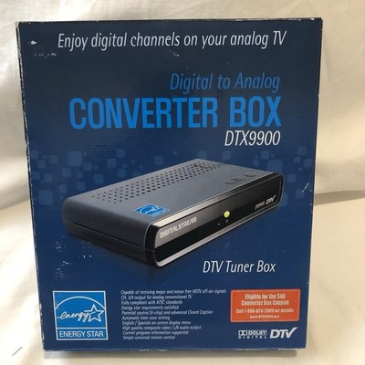 Digital Stream DTX9900 Digital to Analog Converter DTV Tuner ENERGY STAR Remote