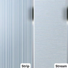 Etched Glass Sheets - 89" x 127" x 1/4" - Stream and Strip