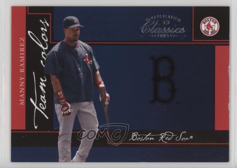 2005 Donruss Classics Team Colors 30/800 Manny Ramirez #TC-25 6k2