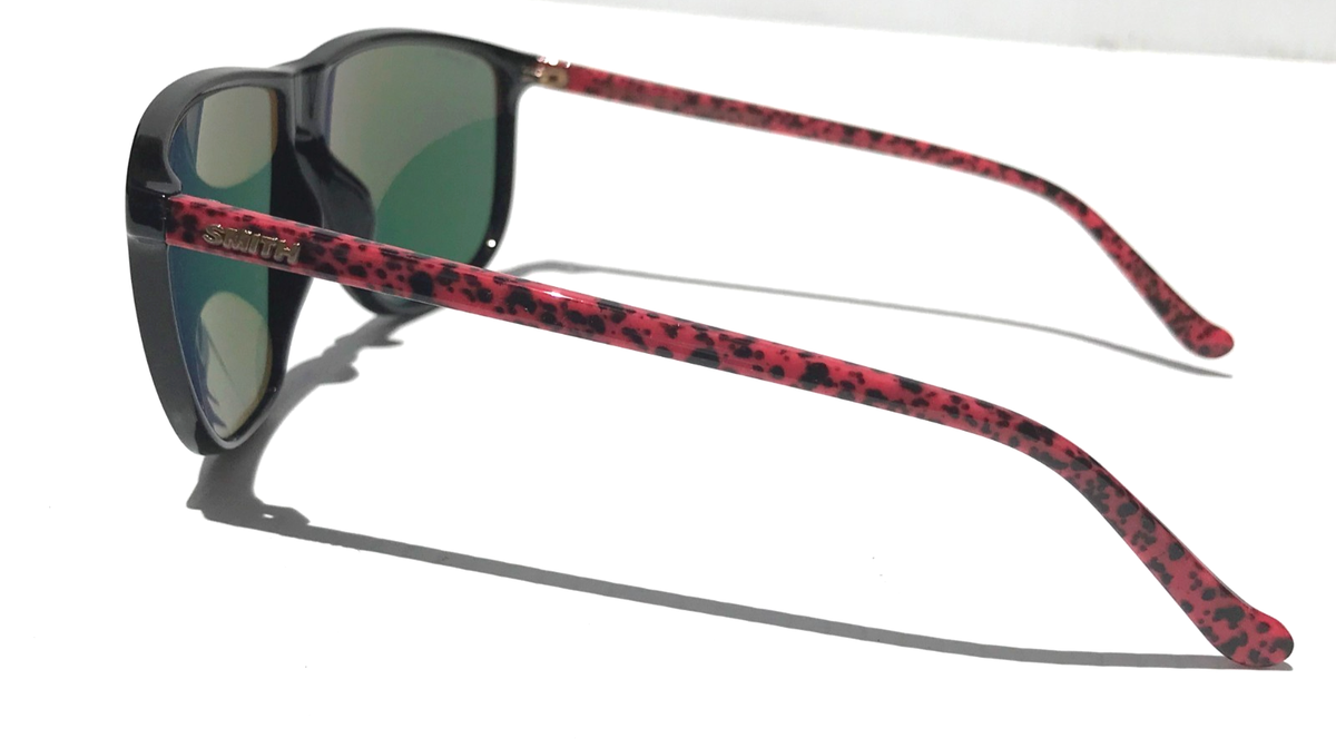 Lunettes De Soleil Aviateur Smith Optics Serpico - Noir Mat, Verres Miroir Rouge - Neuves Avec étiquettes