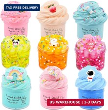 Slime Kit 9 Pack, with 3 Jelly Cube Crunchy Slime 3 Cloud Slime 3 Butter Slime,