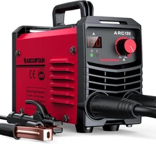 ARCCAPTAIN 200A Stick/Lift TIG Welder with Torch, [Large LED Display] 110V/220V