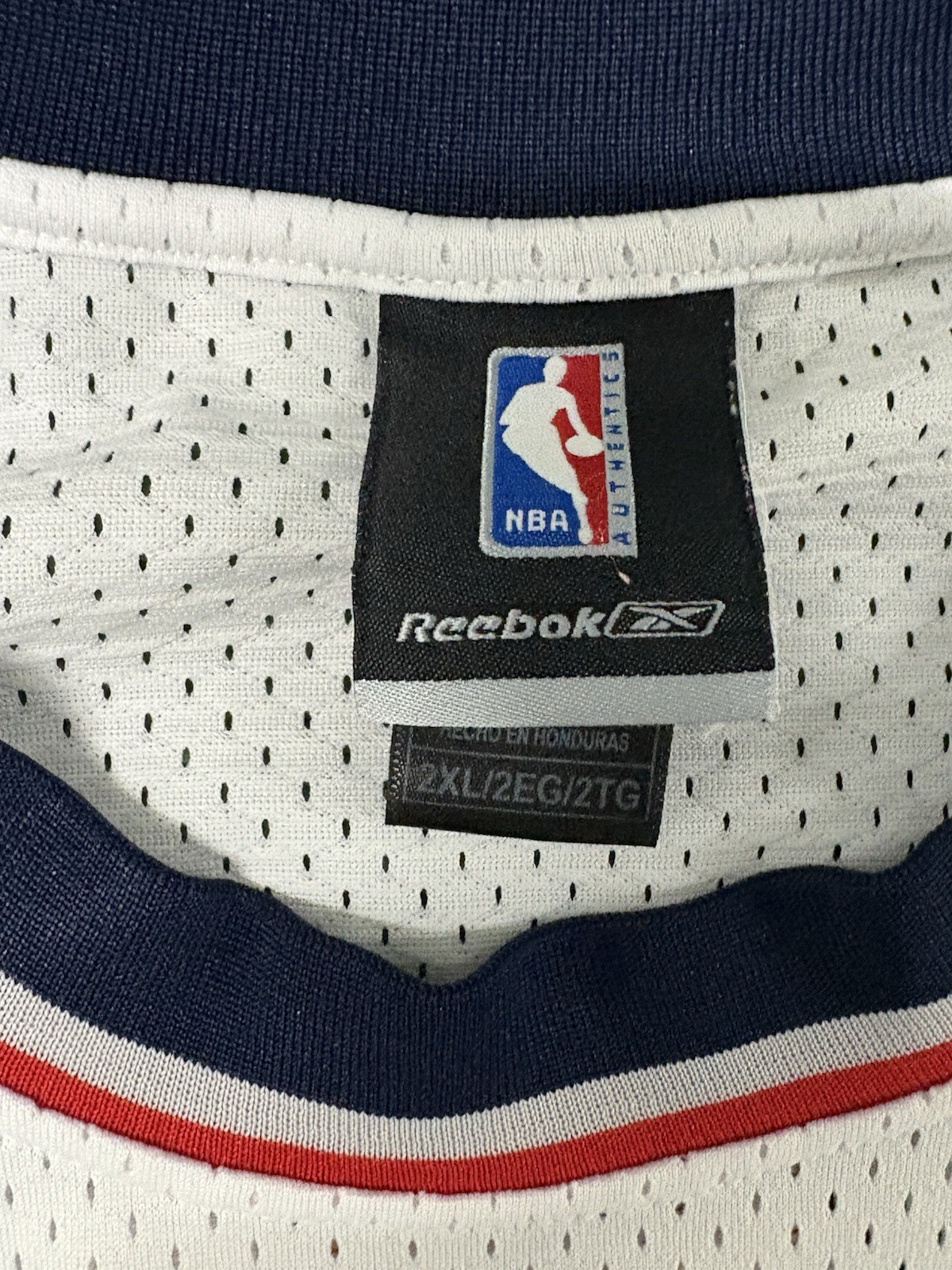 Vintage Men's Reebok x New Jersey Nets Jersey #5 Jason Kidd White Sewn Sz XL thumbnail 4