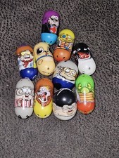 Mighty Beanz Lot Of 10 Random Lion, Scarecrow, Orca, Turtle, Funky Monkey More