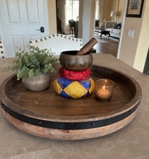 Vintage Tibetan Singing Bowl with Cushions