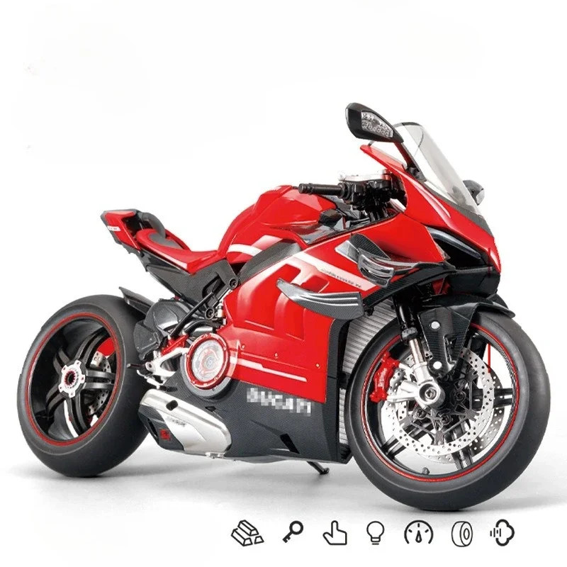 Ducati V4 1:6 réplique en alliage pour décoration de bureau de motard passionné