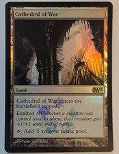 {1x} ~ Cathedral of War ~ *FOIL* NM M13 Buy-A-Box Promos Rare Land *Startropic*