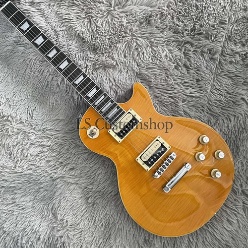 Yellow Flame Maple Top Electric Guitar Slash Standard Appetite Amber Hot Sale