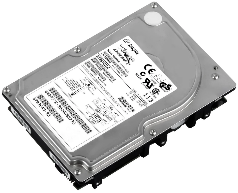Hard Drive Seagate ST39102LC Cheetah 9GB 10000RPM SCSI U-80 1MB 3.5'' Inch - Image 2 of 3