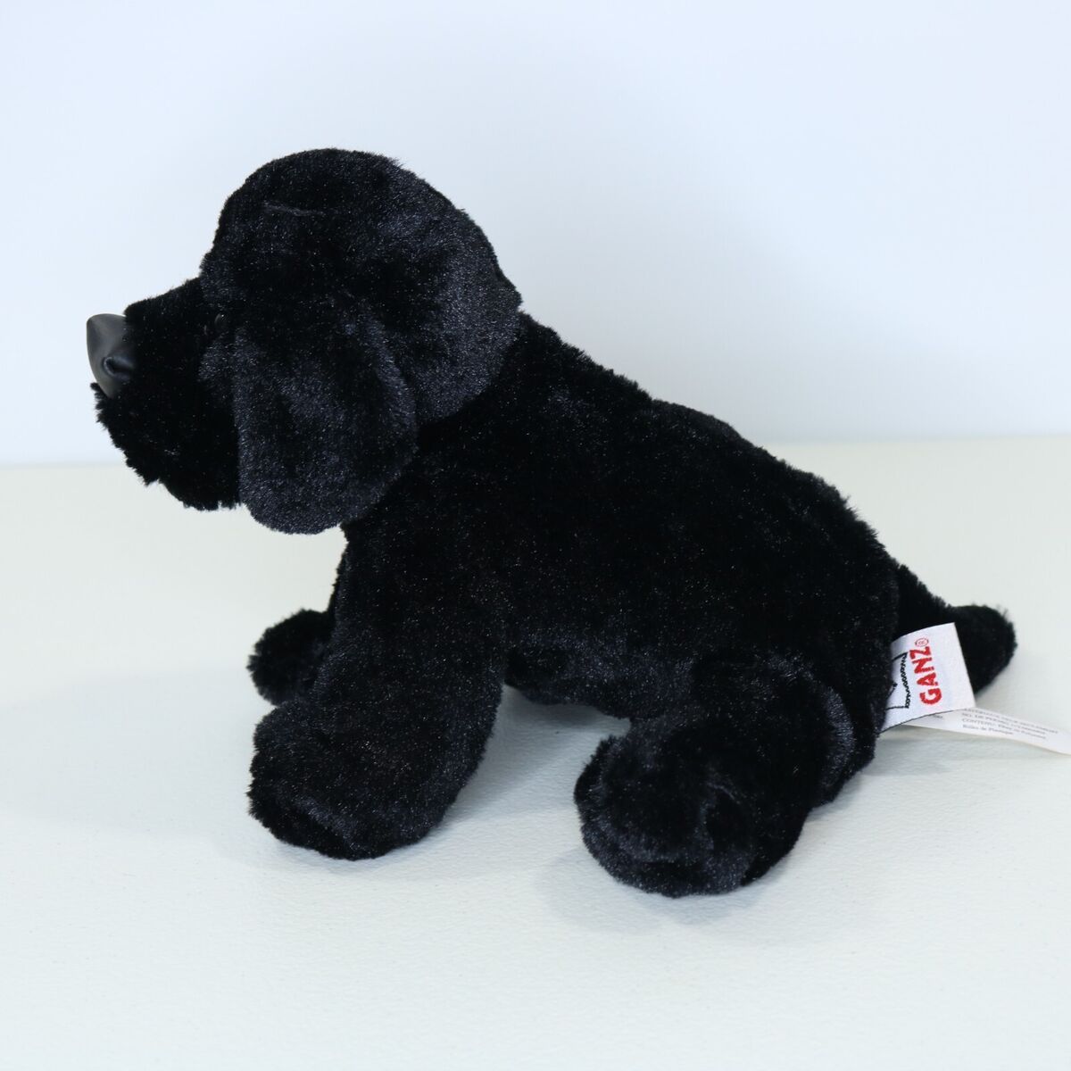 Ganz Webkinz Black Lab Puppy Dog HM136 Plush Stuffed Animal Ganz Webkinz Black Lab Puppy Dog HM136 Plush Stuffed Animal