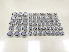 Chrome Engine Bolt Cover Caps Kit For Harley Deuce FXSTD Softail Springer FXSTS