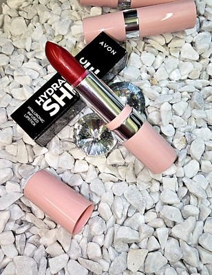 Avon HYDRAMATIC SHINE Lippenstift Hyaluronsäure Scarlet 3,6g Glanz Creme Mode