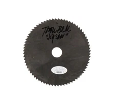 Tobin Bell Signed Saw Movie Saw Blade with "Jigsaw" Inscription