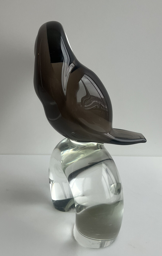 Licio Zanetti Toucan Murano Glass Signed 13-1/2” Tall Massive 15