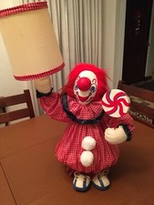 Nursery/ Child's Room Lamp Clown with Shade