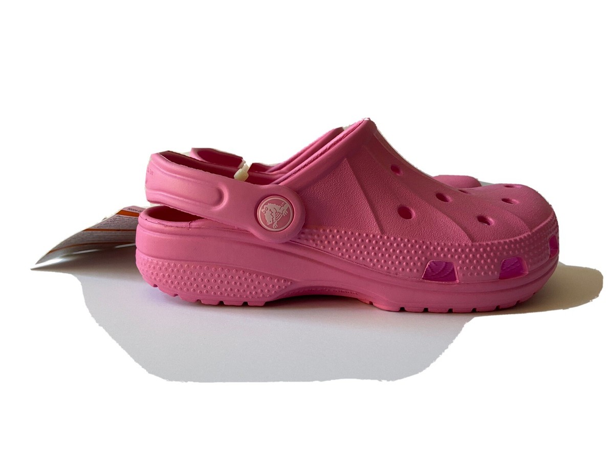 Crocs Girl's Pink Lemonade Size J1