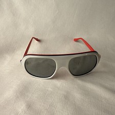 BOLLE France By GH JAPAN Mirror Lens Aviator SUNGLASSES Red White Blue Ski 70s