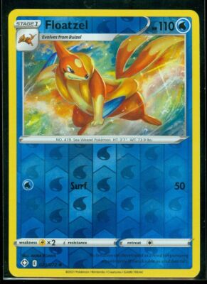 Pokemon -  FLOATZEL 023/072 - Reverse Holo - Shining Fates - NM/M