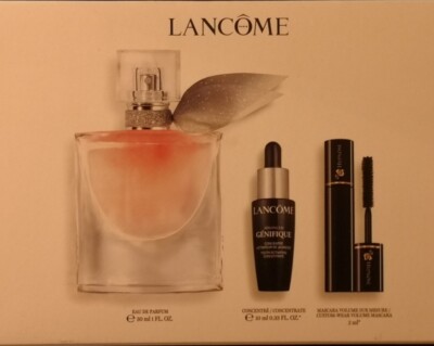 LANCOME La vie est belle PARFUM 30ml + Advanced Genifique 10ml + Mascara 2ml