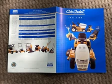 095 1995 CUB CADET FULL LINE BROCHURE FORM #8146-95