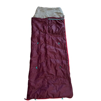 Decathlon Quechua MH100 Junior Sleeping Bag Purple Gray 10 Degree Celsius/50 F