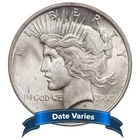 1922 to 1935 $1 Peace Silver Dollar Very Fine VF