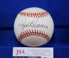 Ralph Branca JSA Coa Autograph National League ONL Signed BasebaLL