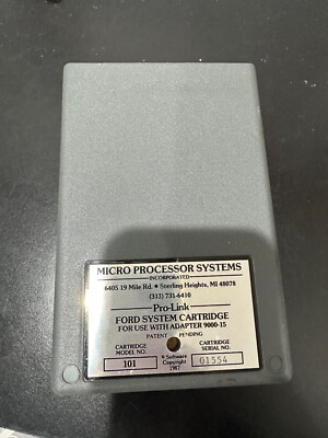Micro Processor Systems Pro-Link Ford Systems Cartridge 101 for Adapter 9000-15