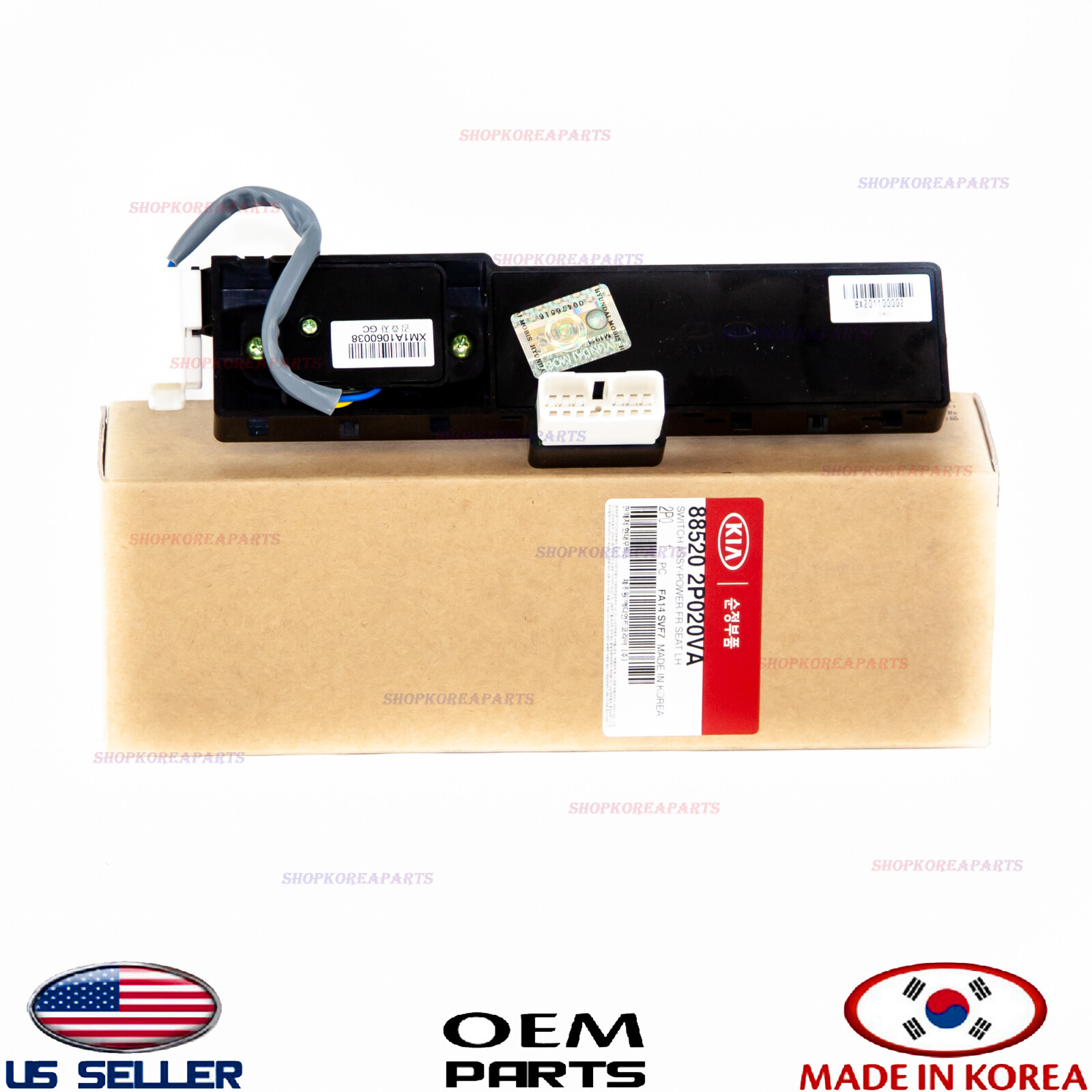 Genuine Power Seat Adjust Switch Front Left Driver Side OEM Kia Sorento