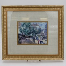 Pierre Auguste Renoir Place De La Trinite 1996 Graphic Matted and Framed Print