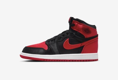 シューズ(男性用) Air Jordan 1 Retro High OG Satin Bred29 Air Jordan 1 Retro High OG 'Satin Bred' 2023 Sneaker 11W/9.5