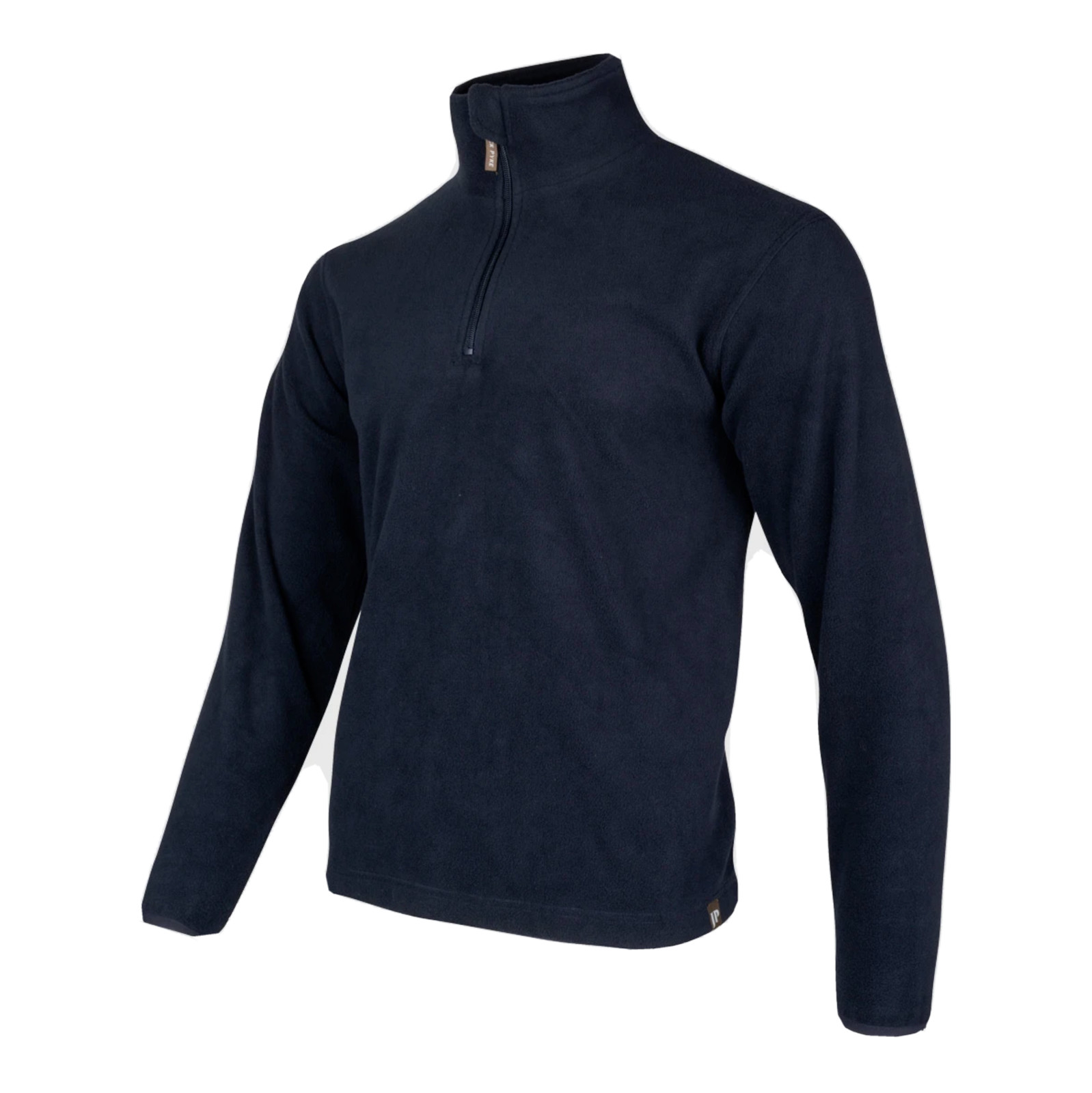 Top de lana Jack Pyke Country para hombre caza tiro azul marino 1/4 cuello con cremallera