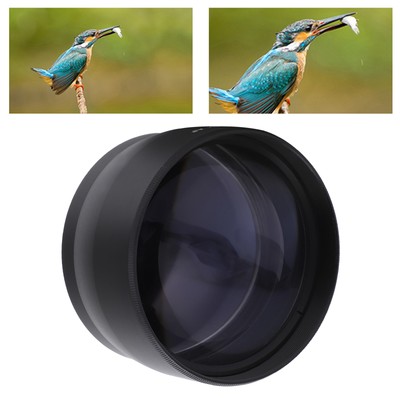 58mm 2X Magnification Telephoto Lens Teleconverter Lens For 58mm Diameter Ca New
