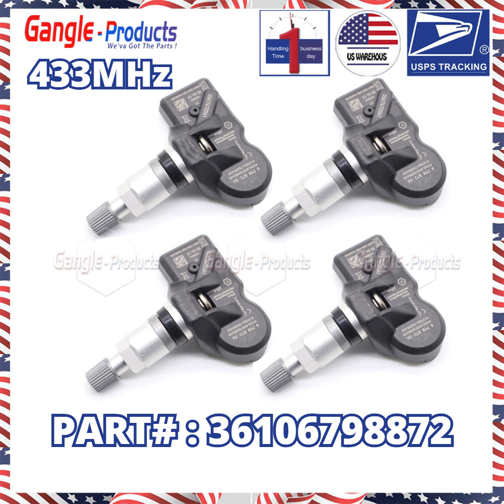 Set (4) TPMS Tire Pressure Monitoring Sensor for BMW F30 328i 335i 36106798872 eBay