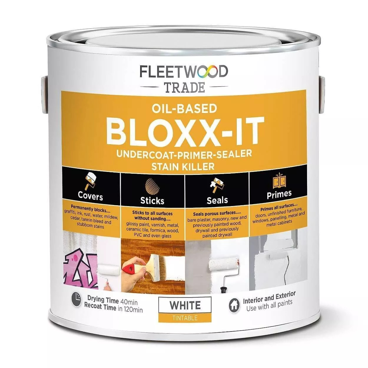 Imprimación a base de aceite Fleetwood Bloxx-It varios tamaños