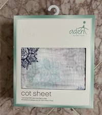 NEW ADEN by Aden Anais 100 Cotton Soft Cot Sheet - Medallion