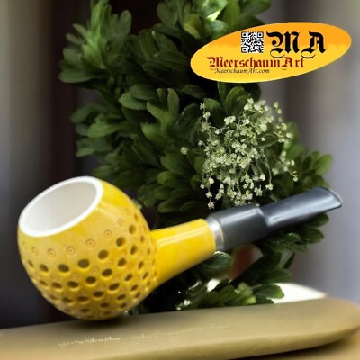 MeerschaumArt_BLOCK Meerschaum Smoking Tobacco pipe Pfeife Pipa_Xmas Gift 海泡石烟斗