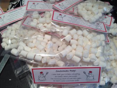 Schneemann Kacke Weihnachten Strumpf Füller Neuheit Secret Santa Restposten Großhandel
