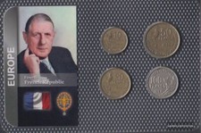 Frankreich sehr sch&ouml;n Kursm&uuml;nzen ab 1950 10 Francs bis 100 Francs