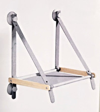 Just Leap Frog Cat Window Hammock 22"W Suction Mounts, Wood Supports, Fleece Bed