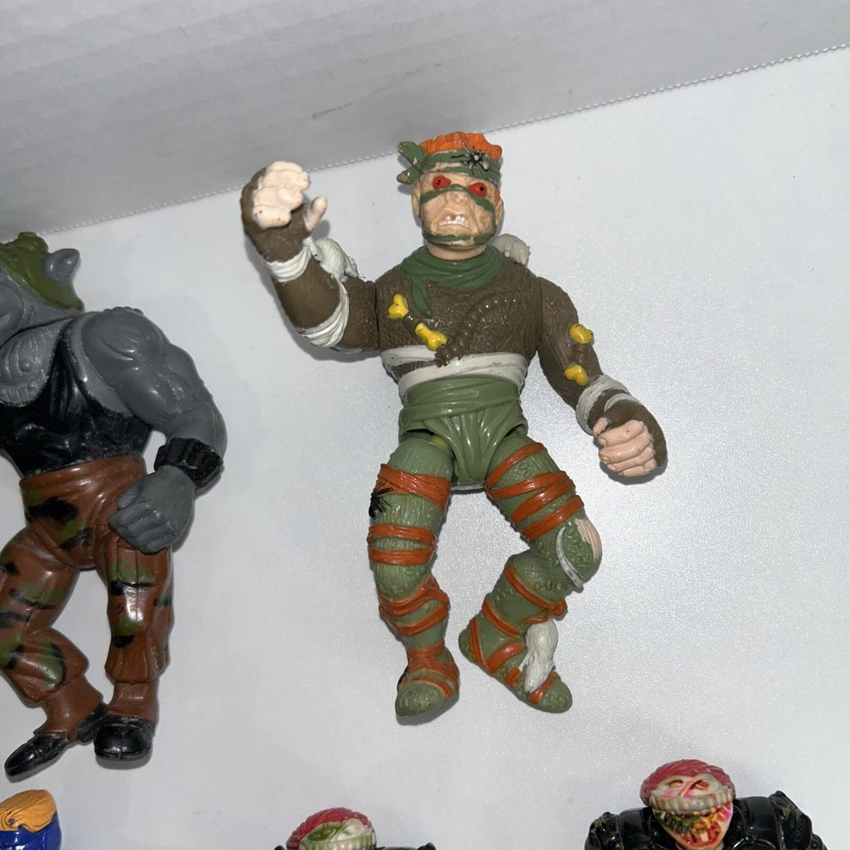 Lote de figuras de acción de colección Power Rangers X-men TMNT Mighty Crusaders años 80 90 Foto 4 de 4