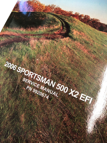 OEM NOS Polaris 2006 Sportsman 500 X2 EFI New Service Manual P/N 9920674 - Picture 2 of 4
