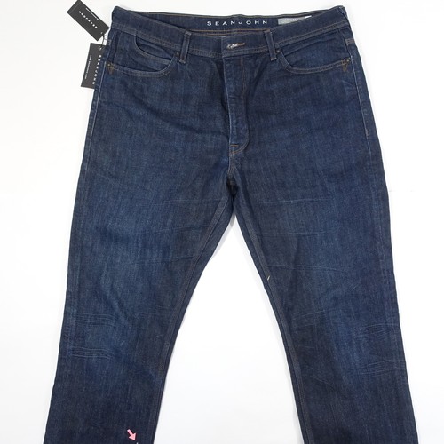 SEAN JOHN DARK BLUE 38X34 ATHLETIC 