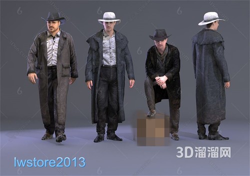1/64 1/87 1/43 1/18 1/24 Cowboy Man Scene Miniatures Figures Model For Cars Toys - Picture 2 of 8